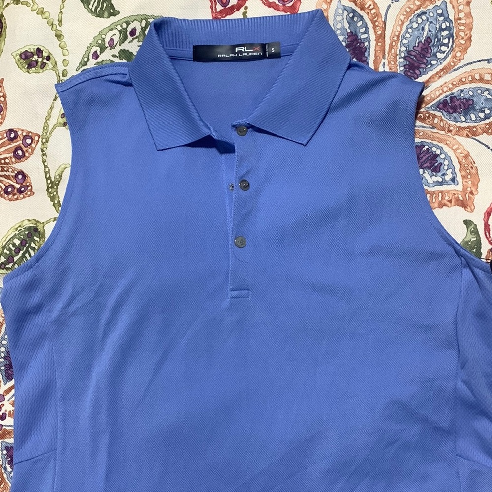 Ralph Lauren regent blue golf tank size small